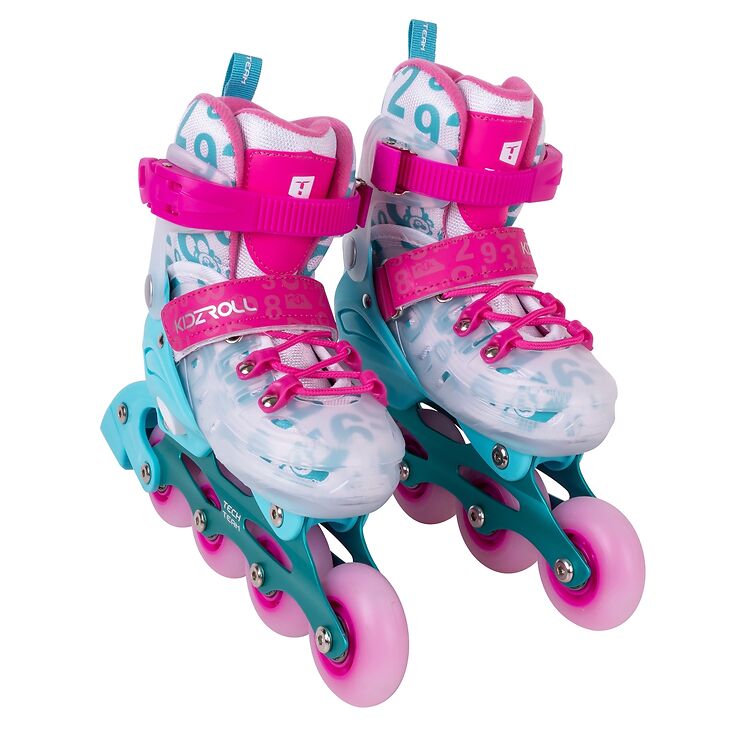 картинка Роликовые коньки Tech Team Kidzroll (розовый) | велосалон Драйв г. Липецк